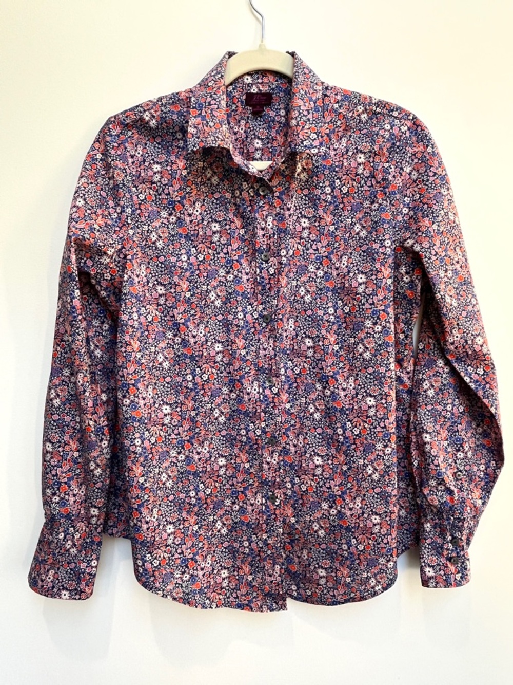 J.Crew, Liberty of London print Kayoko shirt. Size 8